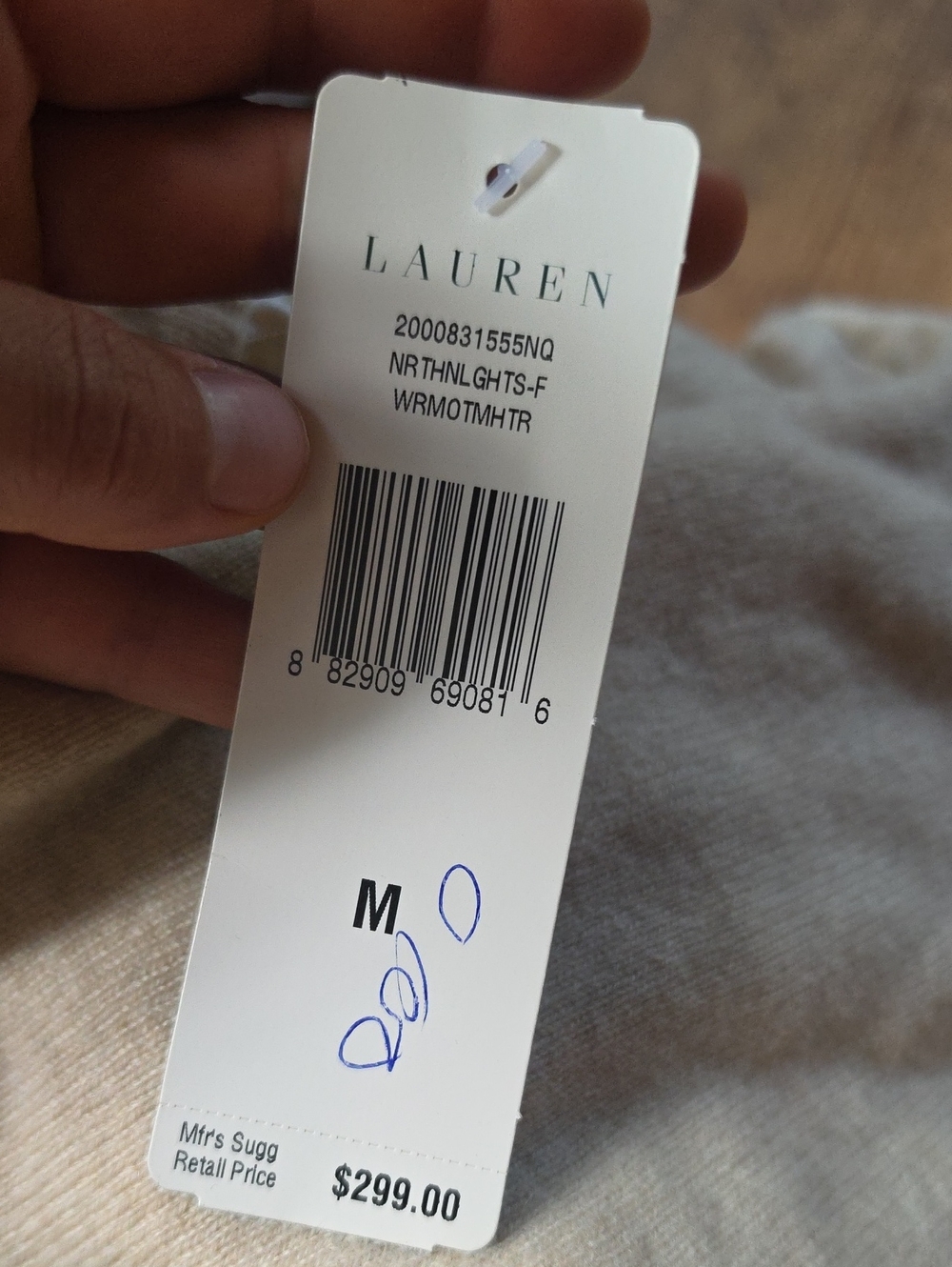 Lauren Ralph Lauren Cashmere Knit Sleeveless Turtleneck Maxi Dress Beige NWT-M